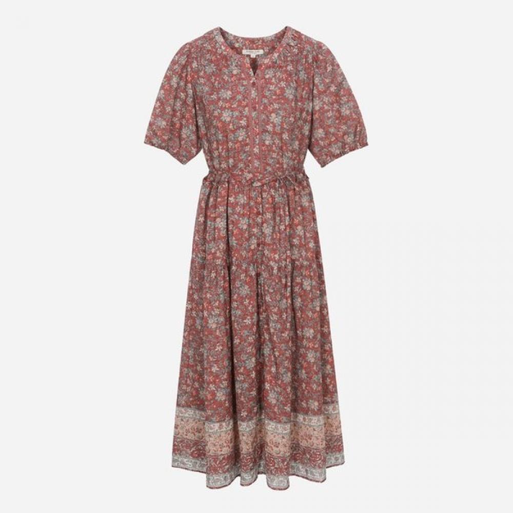 

Thursday Island Border Flower Full Open Dress T256mop140w Wines (WI)/S