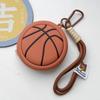 Silicone Headphone Bag Sports Ball Design Mini Storage Bag Basketball Football Zero Wallet Coin Keys Bags Pendant Portable