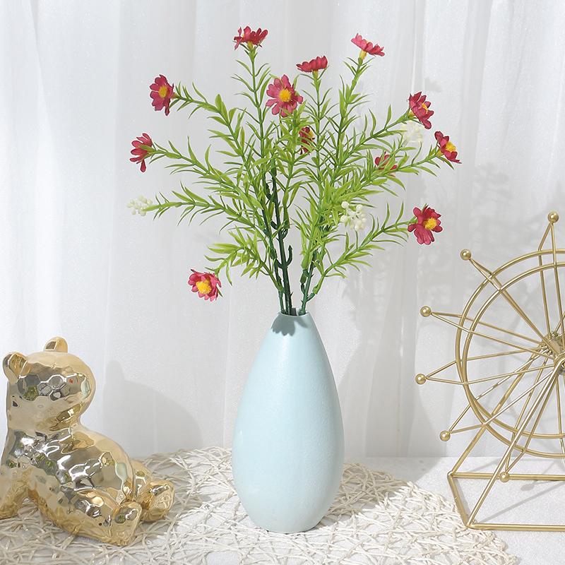 15Head Artificial Daisy Bouquet Living Room Dining Table Decoration Room Decoration Bridal Wedding Decor Party Festival Accessor