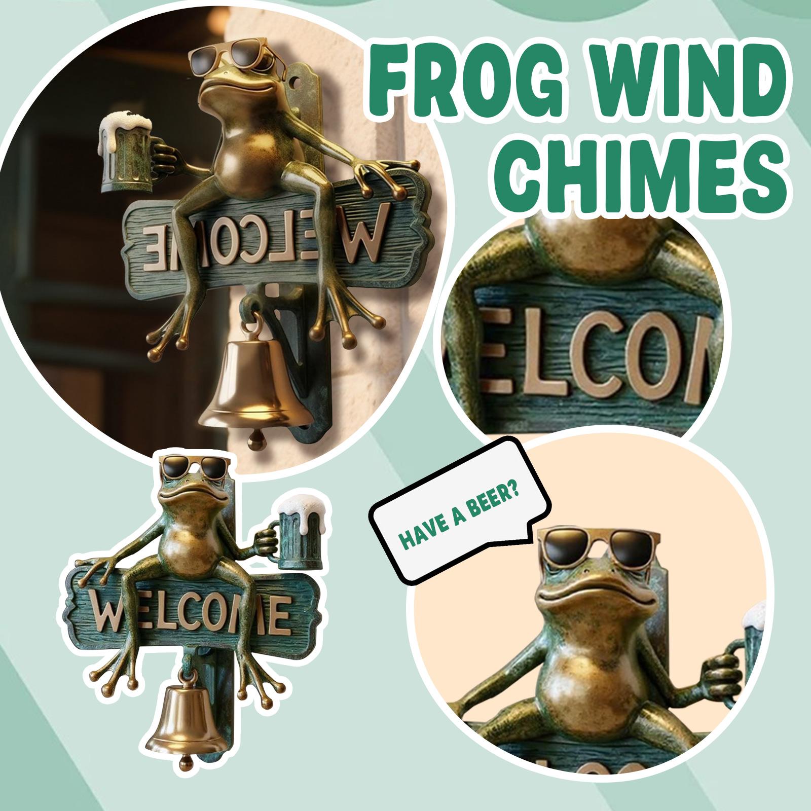 

Приветственный дверной звонок, Уличные колокольчики, Металлическое садовое украшение, Подарочные таблички для украшения стен, Дверной звонок, который звонит при открытии двери, Уличный Баси One Size