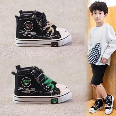 2024 Kinder Canvas Schuhe Jungen Board Schuhe Kinderschuh für Mädchen Weichsohlige Freizeitschuhe Baby Jungen Schuh Sneaker Niños Leinenschuh