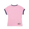 Li Ning Trendy Sports Series Color Block Atmungsaktiv Vielseitig Kurzarm T-Shirt Damen T-Shirt Pfirsichrosa AHSV790-2