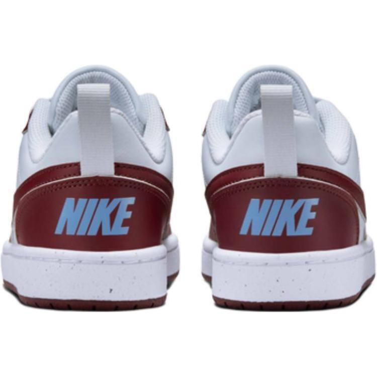 Nike Court Borough Low Top Skateboard Shoes Red/White Unisex Kids' DV5456-006