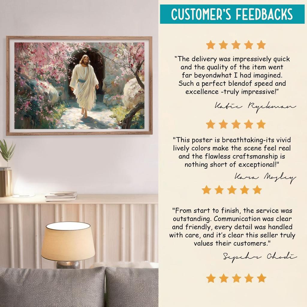 Canvas Painting Christian Poster Jesus Cross Posters and Prints Wall Art Picture For Living Room Decoration
