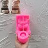 Sheep Shape Hollow Candle Holder Silicone Mold Concrete Plaster Candlestick Mold Epoxy Resin Lamb Candle Holder for Candle Jar
