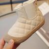 Winter Kids Snow Boots  Plush Warm Thicken Children Girls Short Boots Non-slip Size 21-30