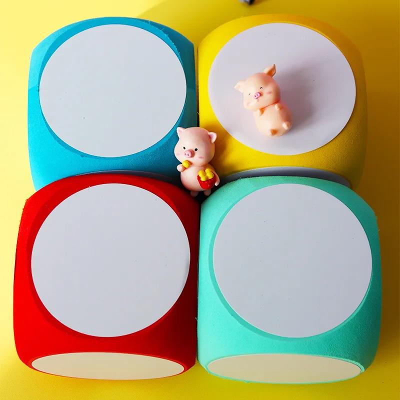 

1 шт. Случайный цвет Блок для сухого стирания Пиши стирай Кубик для сухого стирания Многоцелевой обучающий кубик-кости Кубик-кости для сухого стирания Белые доски Кубик-кости 8cm