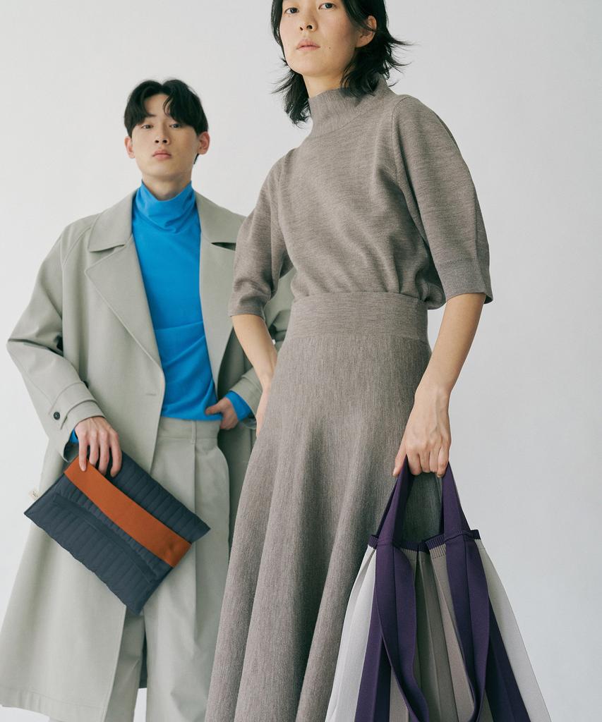 Pleatsmama Two-Way Shopper Bag Purple