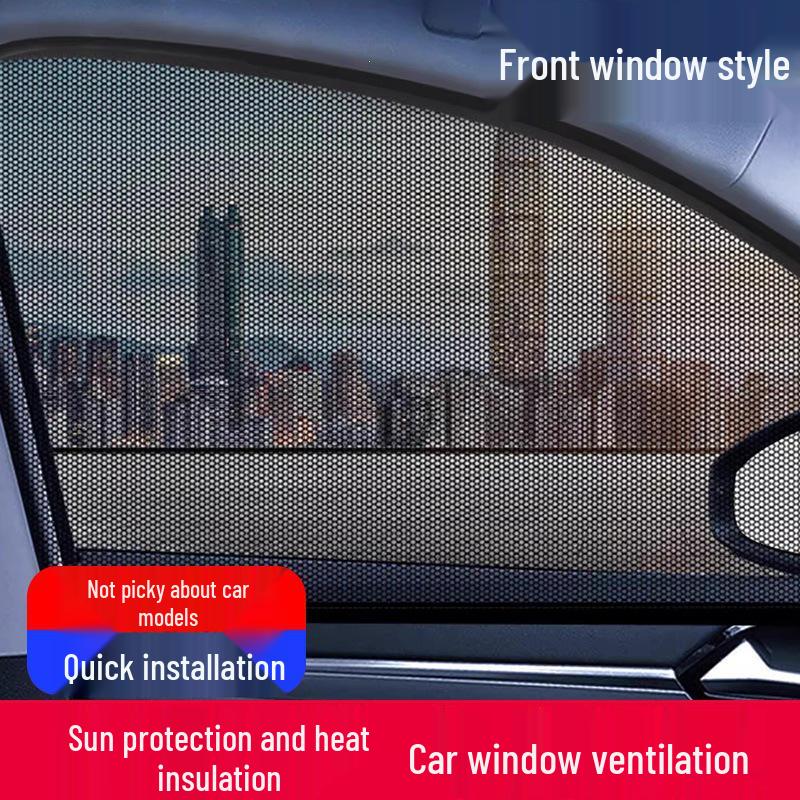 Portable Universal Car Sunshade and Mosquito Net