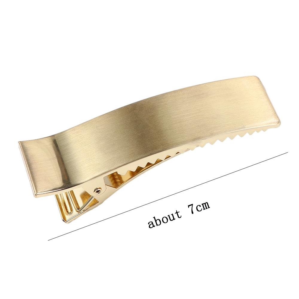 Clip Hair Barrettes Hair Accessories Korean Style Hairpin Women Hairpin Metal Wire Drawing Hairpin