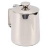 Stainless Steel Milk Frothing Pitcher Cappuccino Pitcher Coffee Foam Container With Lid 600ml