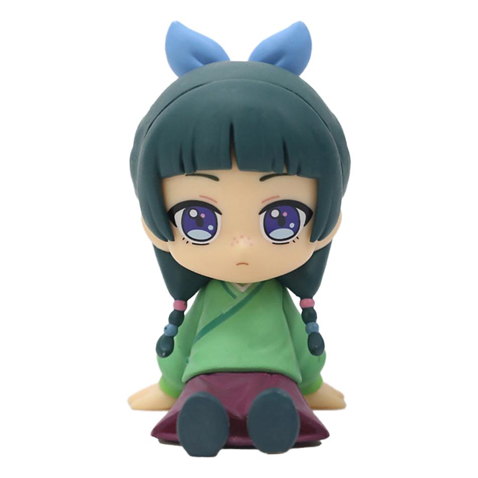 

In Stock The Apothecary Diaries Maomao Jinshi Small Figurine Anime Periphery Kawaii Sitting Toys Desktop Car Ornaments Model Gifts