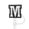 1Pcs Letter Silicone Straw Covers Cap Compatible With Stanley 30&40Oz Cup10Mm Straw Toppers Reusable Dust-Proof Straw Caps