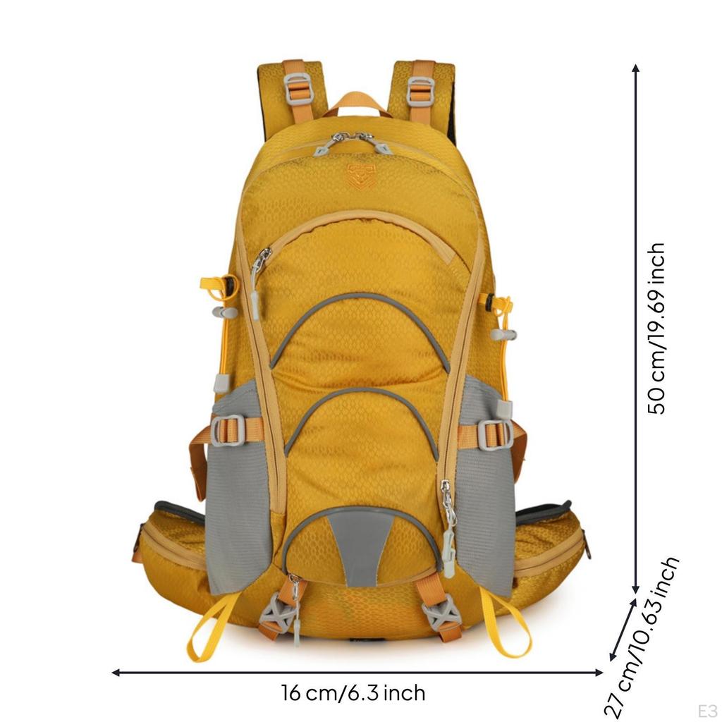 Hiking Backpack Lightweight Camping Breathable Daypack Black