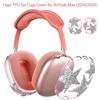 Apple AirPods Max 1. Generation / 2. Generation TPU Transparente Schutzhülle für Kopfhörer und Star Earphone