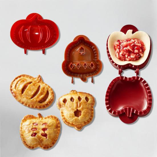 Mini Pie Molds Dough Press Pocket Pie Mold Apples Pumpkin Acorn Shapes Cookie Cutters Holiday Baking Tools