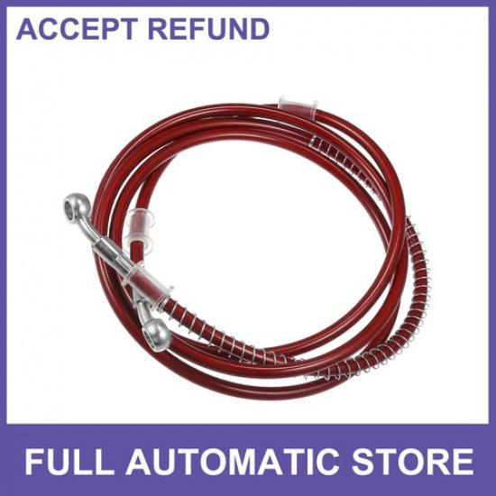 220cm 8661  10mm 039  Hydraulic Brake Hose Line Pipelines for Motorcycle Red