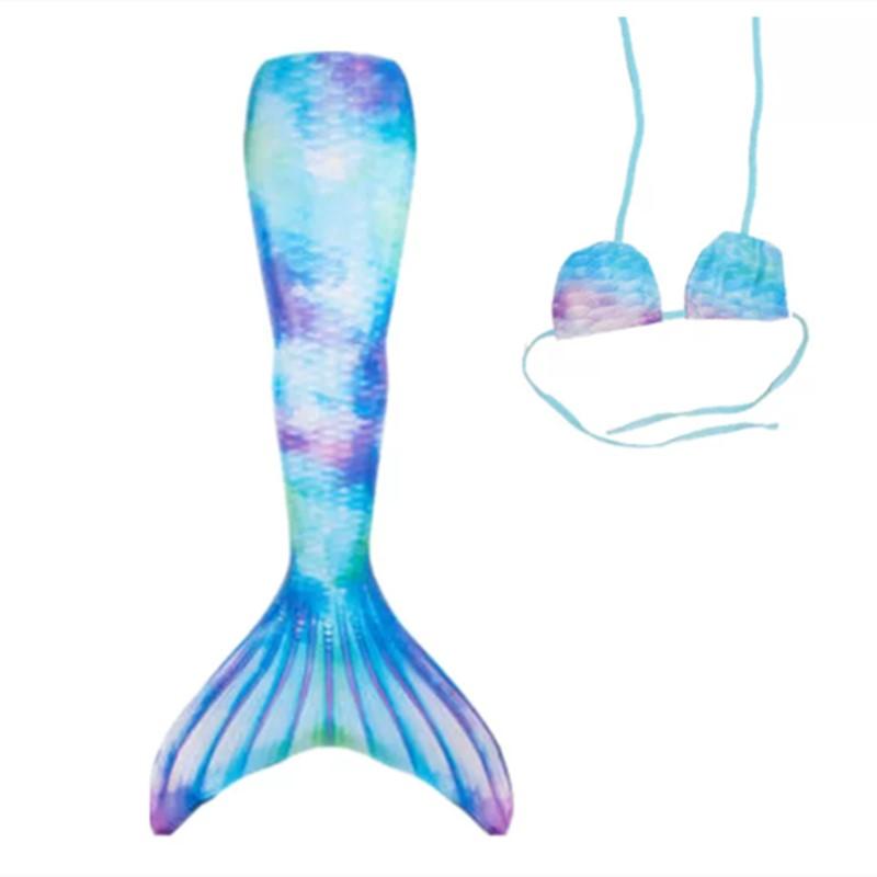 Girl Mermaid Sleeping Bag Flannel Soft Pajamas Mermaid Costume Role-playing Birthday Gift Outdoor Camping Portable Sleeping Bag