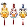 Cartoon Rabbit Lantern DIY Kit for Kids Mooncake Bunny Material Pattern Set Handmade Crafts Mid-Autumn Festival Celebration Easy Assembly