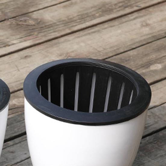 6 st/set Praktiskt bra absorptionsblomkruka Automatisk effektiv växtbehållare i plast för hemmet