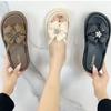 Women's Mid-Heel Floral Summer Sandals - New 2025 Style, Outdoor Casual, Thick Sole, Non-Slip