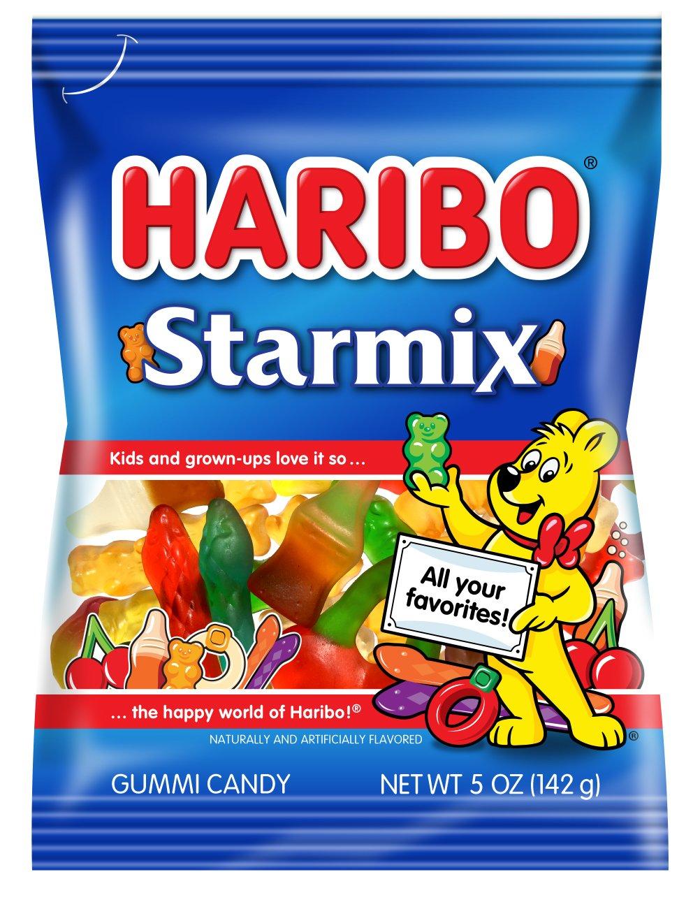

Haribo gummy 5 Bag Starmix candy, oz. (12 pack) 4.4 lbs.