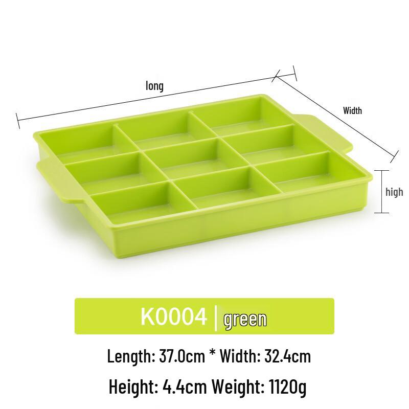 Handun K0004 Creative 9-Compartment Melamine Dinnerware Set