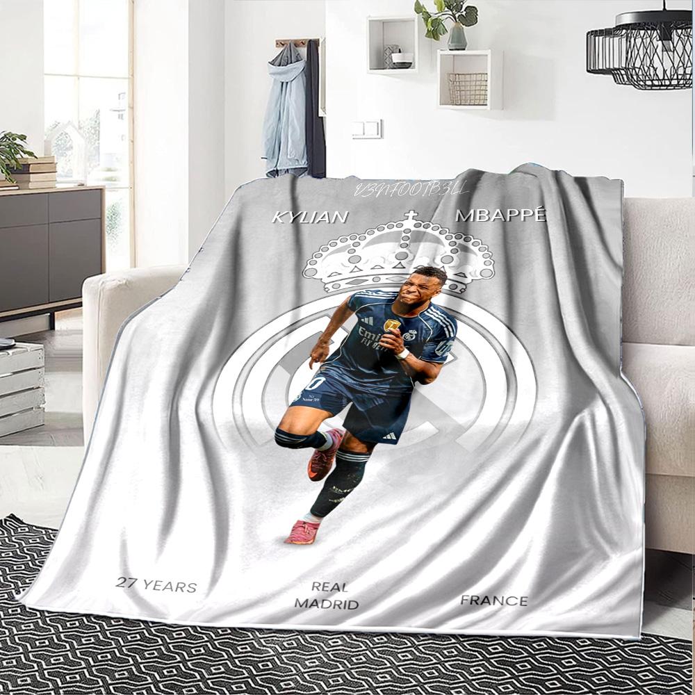 Star Player Kylian Mbappé Blanket Comfortable Great for Chair Bedding Couch for All Seasons Modern Perfect Gift for Relatives and Friends