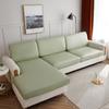 PU-Leder-Sofa-Sitzkissenbezug, wasserdicht, schmutzabweisend, Schonbezug, Sitzschutz, Eck-L-förmiger Sofabezug, Sofakissen