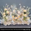 Large Wedding Aisle Runner with Silk Eucalyptus Flowers