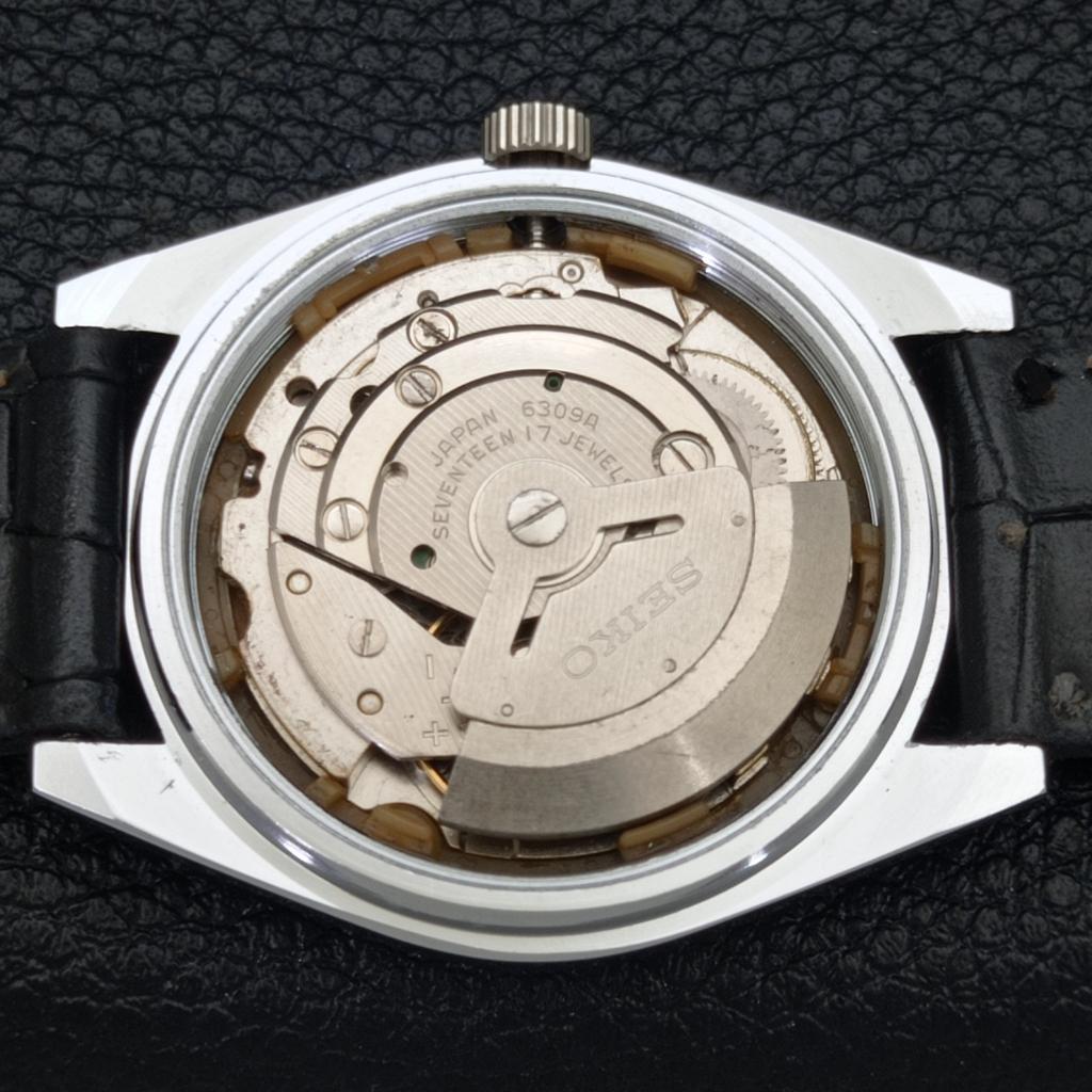 JAPAN SEIKO 5 AUTOMATIC MENS 6309A REFURBISHED WHITE COLOR DIAL WATCH A440246-9 Sk-a440246-1