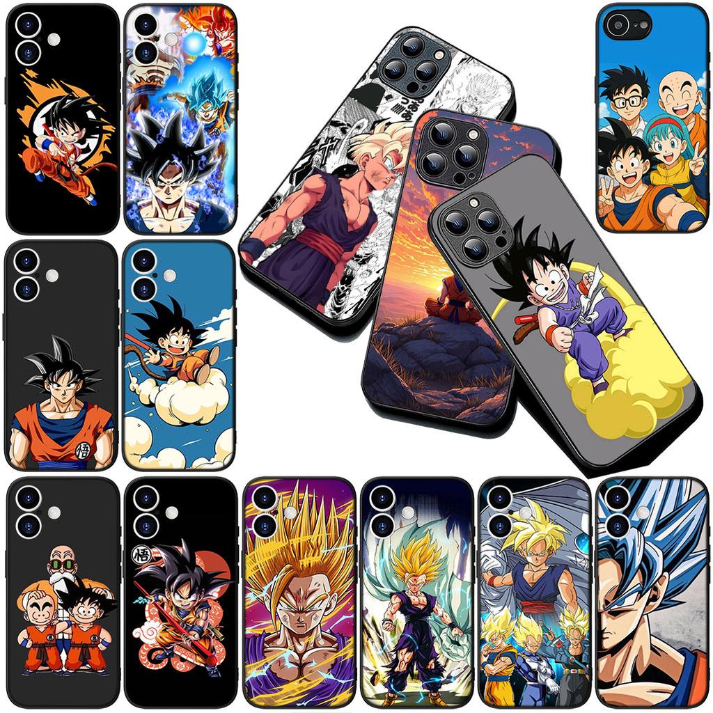 For Apple iPhone 17 Pro XS Max Air 6 7 8 Plus 5 + SE 2022 SE2 16E Phone Cover Case Dragons Gokus Balls Son Gohan DragonBalls