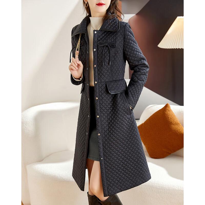 

Women s Elegant Mid-Length Padded Jacket S