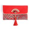 Crossbody Capable Red Envelope Bag Cloth Red Packet Creative Wedding Red Bag  Engagement Gift