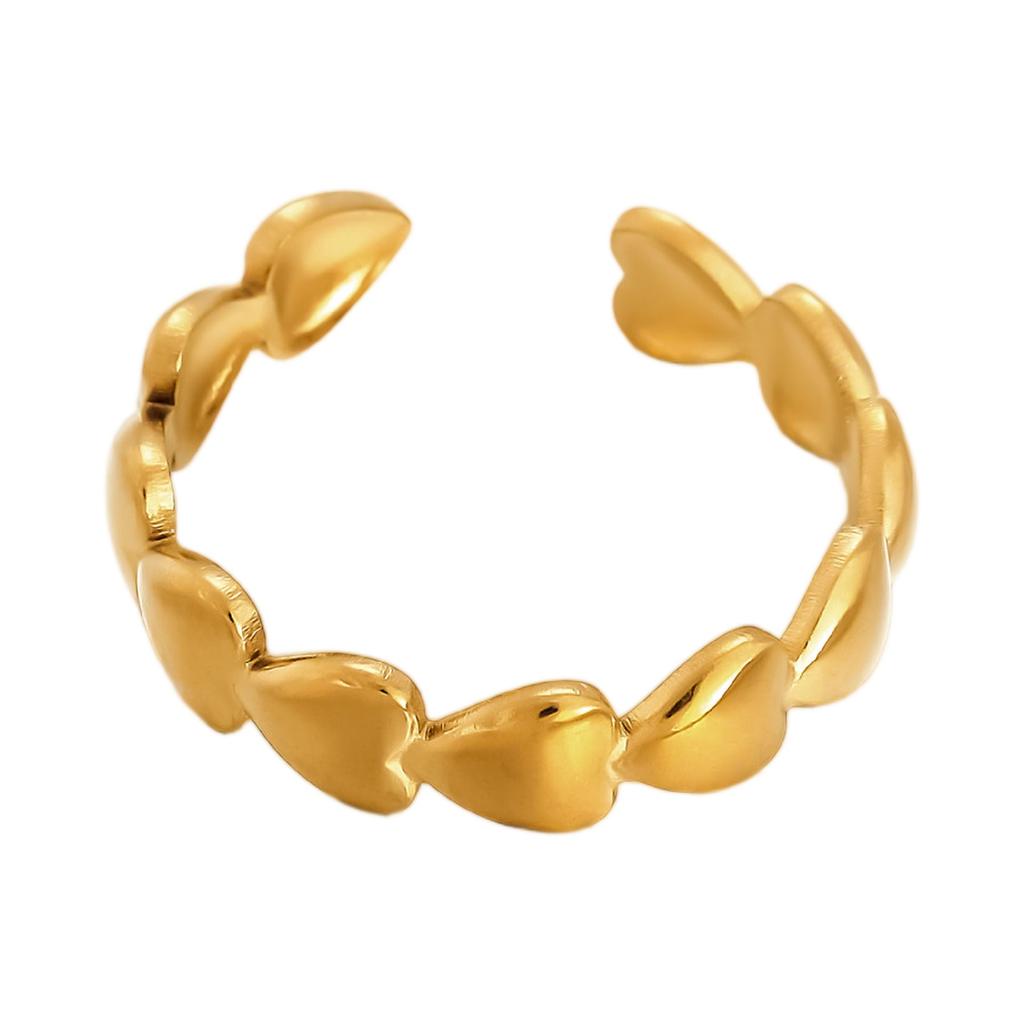 Modny damski pierścionek jednoczęściowy Pierścionek damski Pierścionek metalowy Błyszczący pierścionek Pierścionek metalowy Prezent świąteczny