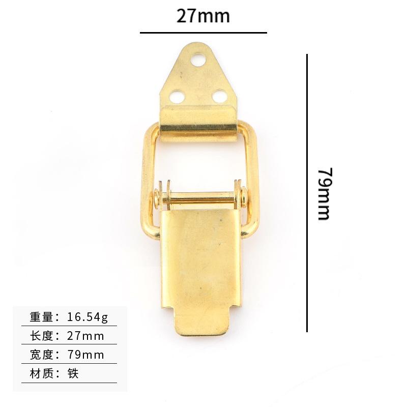 10Pcs Cabinet Box Locks Spring Loaded Latch Catch Toggle Stainless Steel Mini Spring Loaded Buckle Latch For Luggage Wooden Case