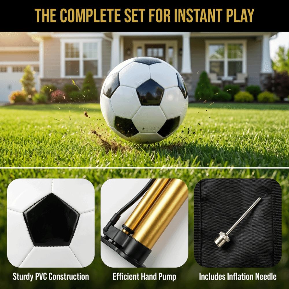 3pcs Black White Pattern Soccer Ball Stitched Panels Training Ball Football  Adult Practice