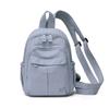 Schoolbag Spring New Simple and Versatile Multi-back Nylon Backpack Women's Anti-splashing Commuter Travel Oblique Span Breast Bag