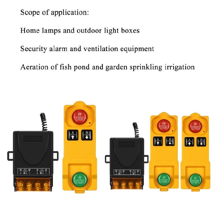 315/433MHz Industrial Remote DC12-48V 1CH RF Wireless Remote Control Switch