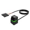 Desktop Computer Power Switch External Start Power Extension Cable Home Office Switch 2m Blue/green Led Light for pc Motherboard