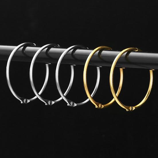 10Pcs Metal Shower Curtain Rings O Shape Shower Curtain Hooks Rings Anti-rust Curtain Hooks for Bathroom Shower Curtain Liner Room Dividers