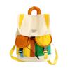 Schoolbag Summer New Children's Schoolbag College Student Travel Lightweight Contrasting Color Small Backpack Leisure Parent-child Bag Spring Outing 