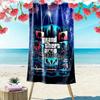 Urban Chaos Crime beach towel beach Outdoor camping swim Absorbent bath towel Outdoor pool towel Outdoor picnic beach mat beach printing Comfort