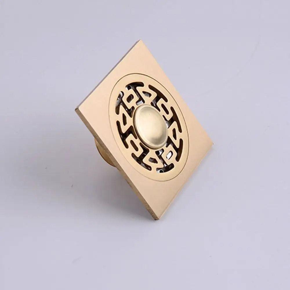 Anti-odor Square Shower Drain Removable Floor Hair Catcher Convenient Floor Drains  Kitchen