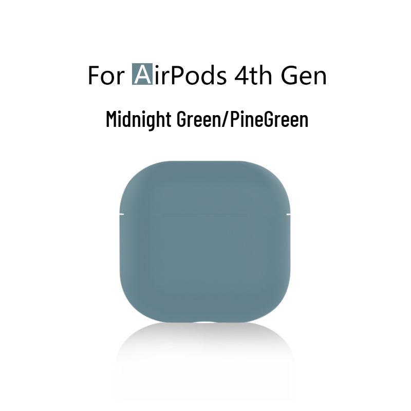 Compatible Silicone Protective Case for Apple AirPods 4th Gen and AirPods Pro 3