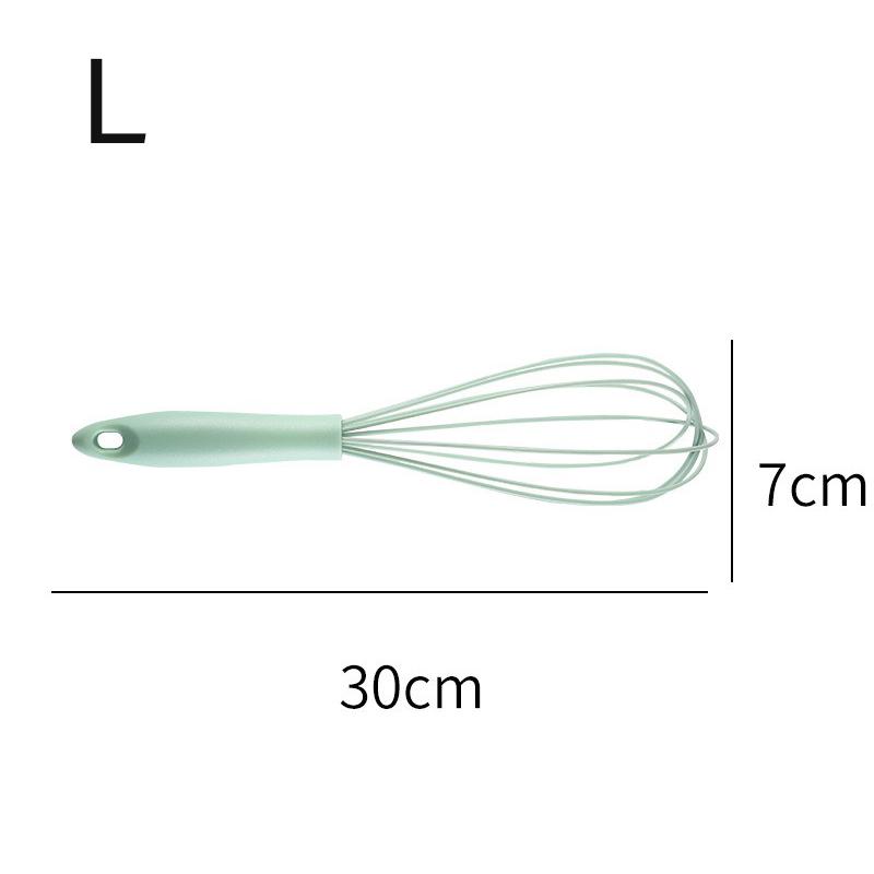 Manual Frother Manual Egg Beater Whisk Kitchenware Plastic Silicone Balloon Beater Whisking Balloon Coil Style Egg Tools