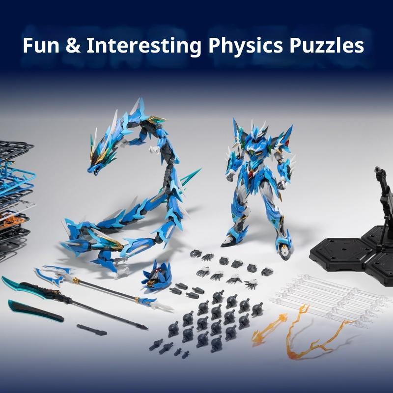 MOTOR NUCLEAR Ao Bing Alloy Frame Mecha Model Kit - Super Articulated & High-Detail Action Figures Decorative Doll Boy Toy Gift