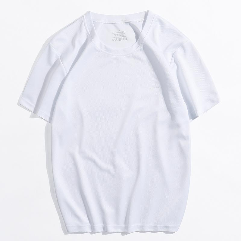 

Ice Silk Short-sleeved T-shirt For Men And Women, Men s Short-sleeved Ice Silk T-shirt, Men s Elastic Short-sleeved Men s Casual Sports T-shirt XL білий