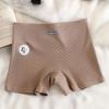 New medium and high waist abraded threaded pure cotton underwear with buttocks and no buttocks. Girls' triangle shorts autumn and winter