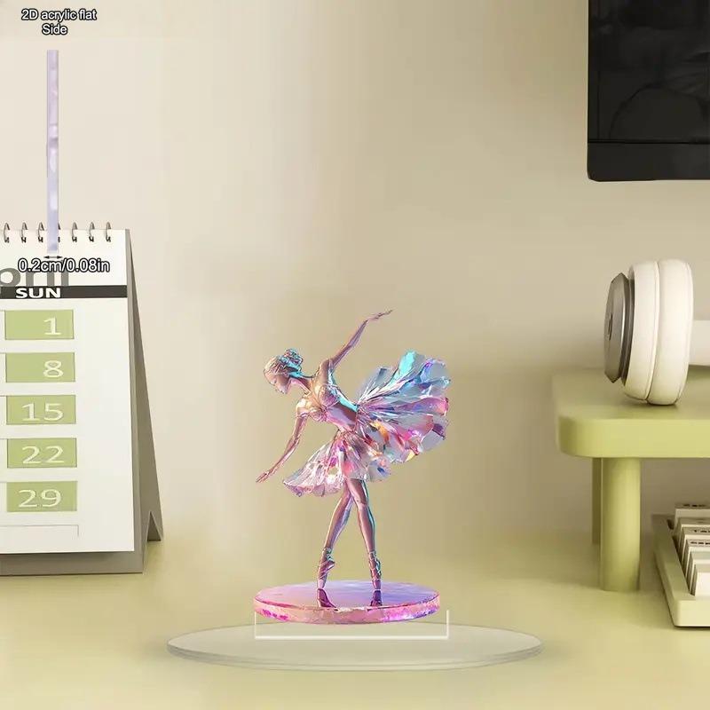 Elegante Ballettänzerin Statue - Perfekt für Party-Schreibtisch-Dekoration zu Hause, Fensterdekoration und einzigartige Geschenkideen, Tischdekorationen für Zuhause